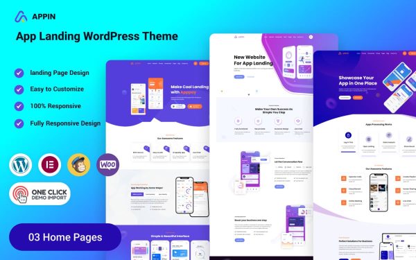 Appin - App and Saas Landing Page WordPress Theme - Image 1