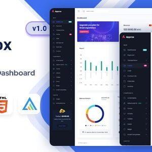 Approx - Finance Management Admin & Dashboard Template