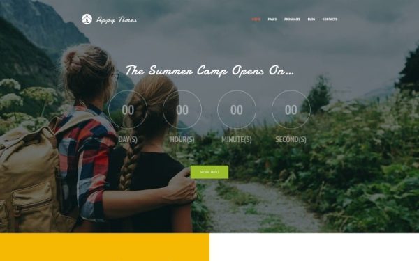 AppyTimes - Summer Camp WordPress Theme - Image 1