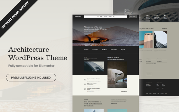 Architez - Architecture WordPress Theme - Image 1