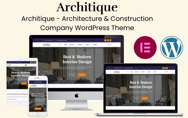 Architique - Architecture & Construction Company WordPress Theme - Image 1