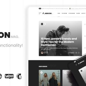 Arikon - A Responsive WordPress Blogging & Magazine Theme