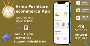 Arino android ios figma ui kit ionic furniture ecommerce app free.jpg