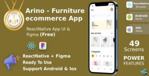 Arino android ios figma ui kit reactnative furniture ecommerce app.jpeg