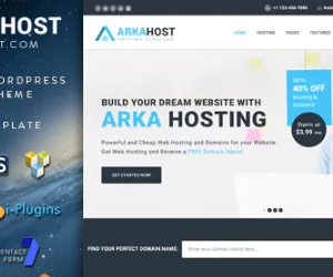 Arka Host – WHMCS Hosting, Shop & Corporate Theme