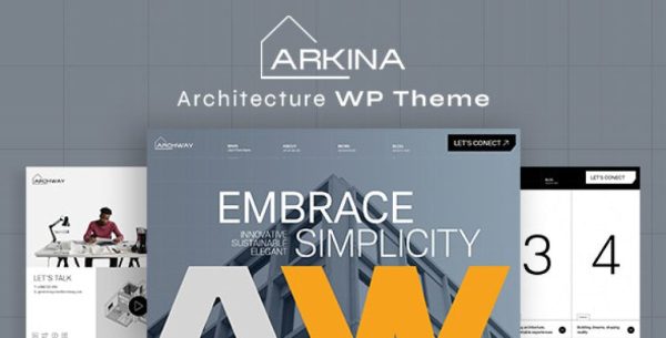 Arkina – Architecture WordPress Theme - Image 1