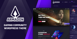 Armadon gaming community wordpress theme v121 gplpixel.png