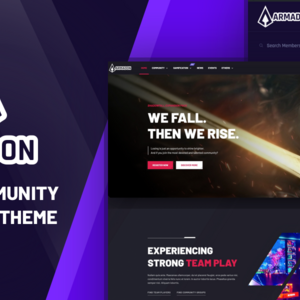 Armadon - Gaming Community WordPress Theme