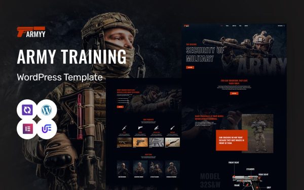 Armyy - Military And Army Training School WordPress Elementor Theme - Image 1
