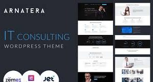 Arnatera - IT Consulting Responsive WordPress Theme
