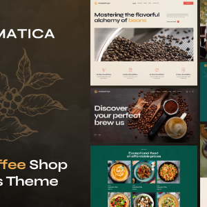 Aromatica - Cafe & Coffee Shop WordPress Theme