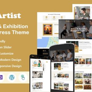 Artist & Exhibition WordPress Theme