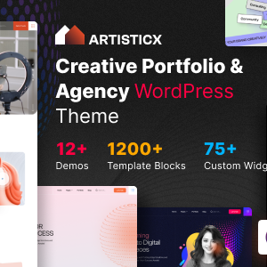 Artisticx - Creative Agency & Portfolio WordPress Theme