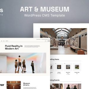 Artmus – Museum Gallery WordPress Elementor Theme