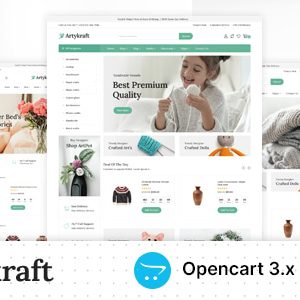 Artykraft - Art and Decor Responsive OpenCart Theme