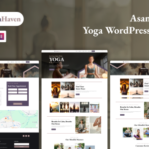 AsanaHaven – Yoga & Wellness WordPress Theme