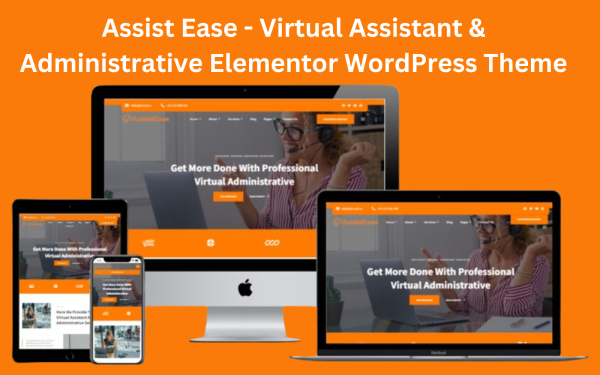 Assist Ease - Virtual Assistant & Administrative Elementor WordPress Theme - Image 1