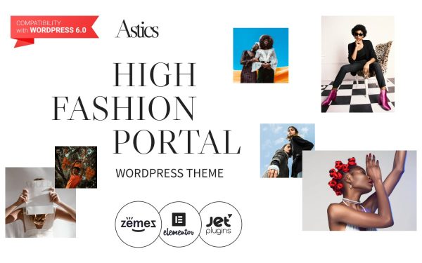 Astics - High Fashion Portal WordPress Theme - Image 1