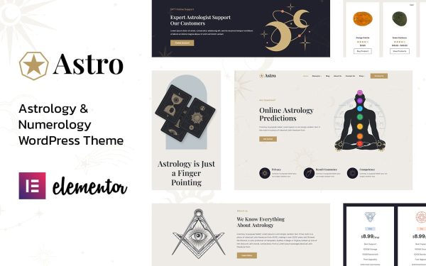 Astro - Horoscope and Astrology WordPress Theme - Image 1