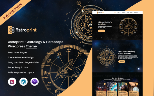 Astroprint - Astrology & Horoscope WordPress Theme - Image 1