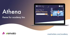 Athena academy lms theme codermarket.png