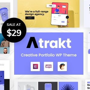 Atrakt - Creative Portfolio WordPress Theme