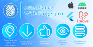 Attendance with fingerprint flutter laravel codermarket.png