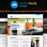 Auto Plus – Laravel Car Wash Booking