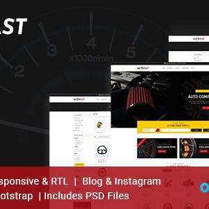 AutoFast - Auto Parts, Equipment and Accessories Opencart Theme