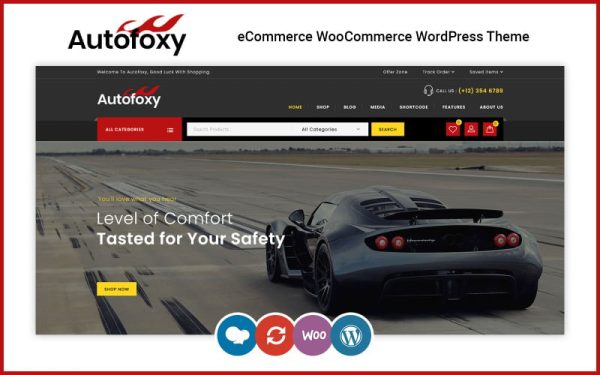 Autofoxy - Auto Parts Store WooCommerce Theme - Image 1