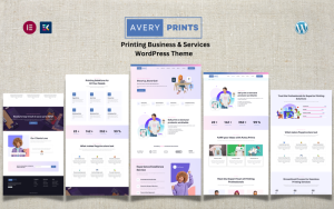 Avery printing printing business print on demand services wordpress theme.png