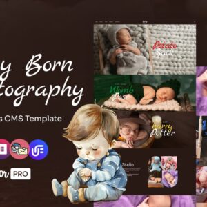 Baby click - Babyborn Photo Studio Multipurpose WordPress Elementor Theme