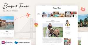 Backpack traveler modern travel blog gplpixel.png