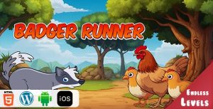 Badger runner html5 game gplpixel.jpg