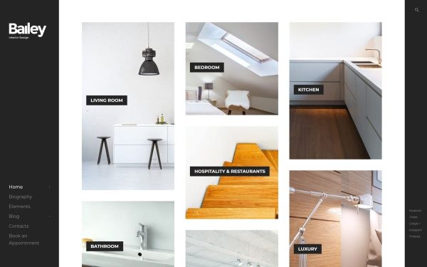 Bailey - Furniture & Interior Design WordPress Theme - Image 1