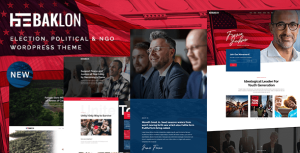 Baklon election political wordpress theme gplpixel.png