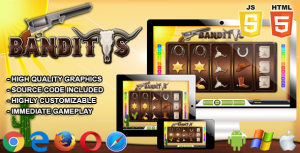 Banditos slot machine html5 casino game gplpixel.png