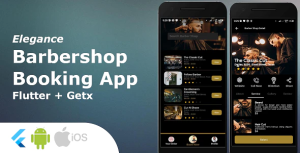 Barbershop booking app full flutter application codermarket.png