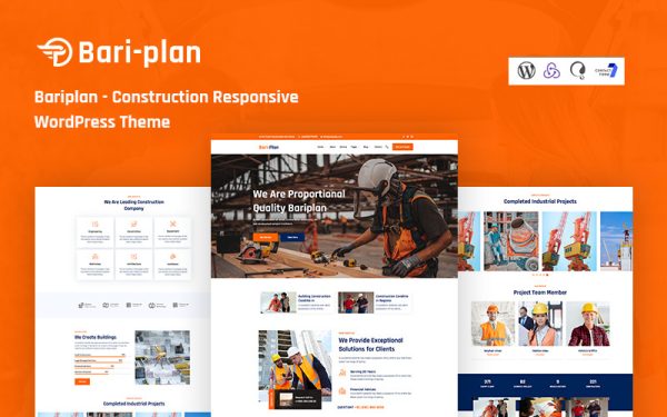 Bariplan - Construction Responsive WordPress Theme - Image 1