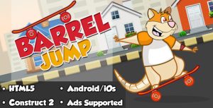 Barrel jump html5 mobile game capx gplpixel.jpg