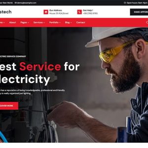 Bastech - Electrical Service WordPress Theme