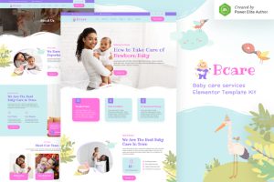 Bcare baby care services elementor template kit gplpixel 1.jpg