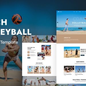Beach Ball - Beach Volleyball And Sports Event WordPress Elementor Theme
