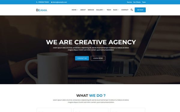 Beama - Agency Business WordPress Theme - Image 1
