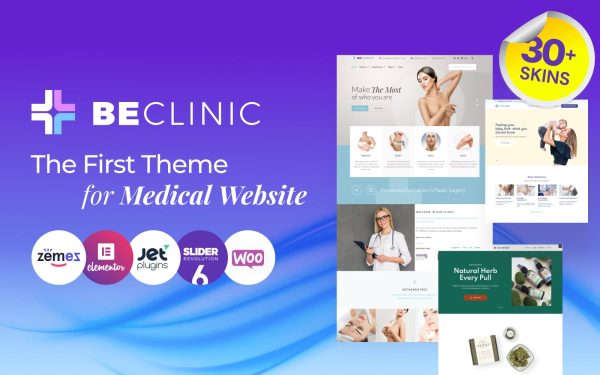 BeClinic - Multipurpose Medical Clean WordPress Theme - Image 1