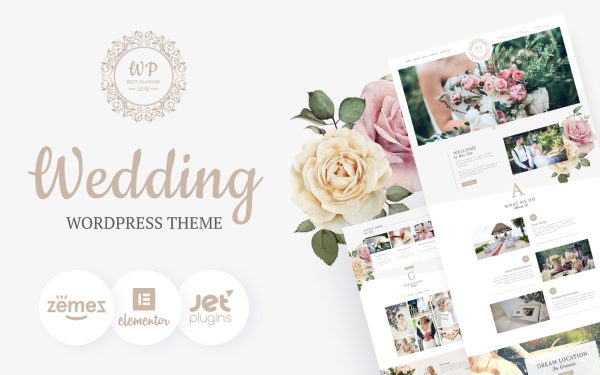Belle Fleur - Wedding Landing WordPress Elementor Theme - Image 1