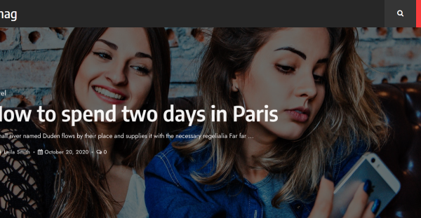 Bemag - Personal Blog WordPress Theme - Image 1