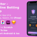 Bettor - Sports, E-sports & Casinos Game | Flutter | Figma + Sketch + XD FREE