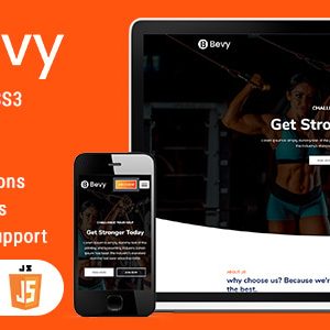 Bevy - Multipurpose one page HTML 5 Templates