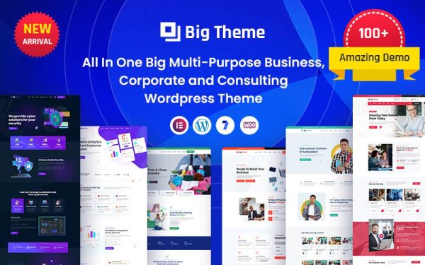 BigTheme - All In One Business Consulting, Corporate & Multi-Purpose WordPress Theme. - Image 1